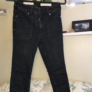 High rise skinny jeans